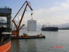 MV Cormorant Arrow installation