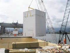 MV Harefield installation